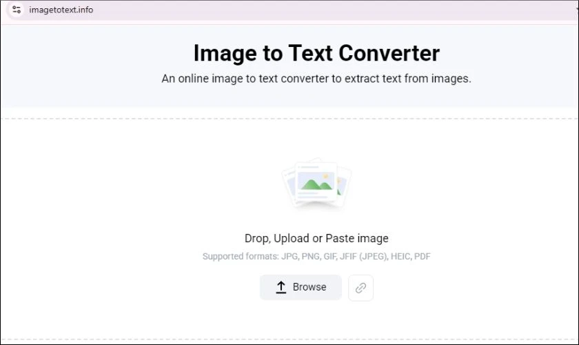 Image to text convert