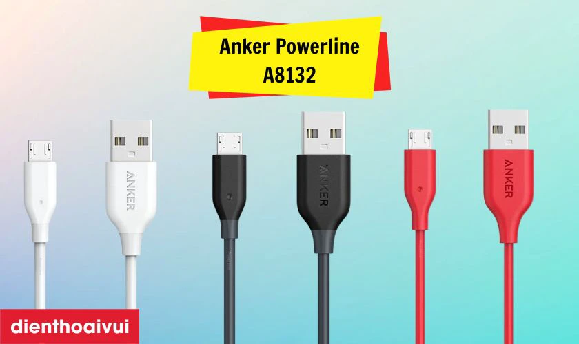 Cáp sạc Micro-USB 0.9m Anker Powerline (A8132)