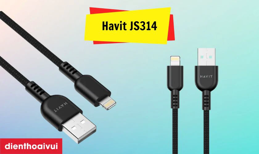 Cáp sạc Havit USB-A to Lightning 1m JS314