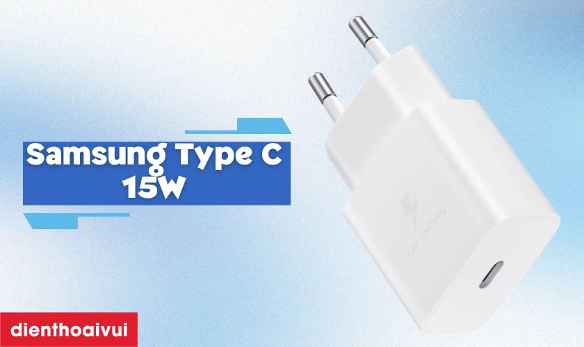 Củ Sạc Samsung Type C 15W Trắng