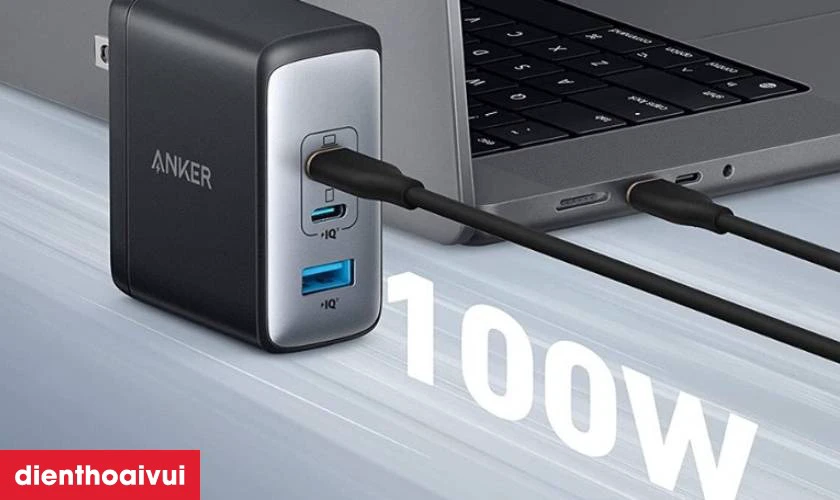 Củ sạc Anker 736 Nano II 2C1A 100W B2B A2145