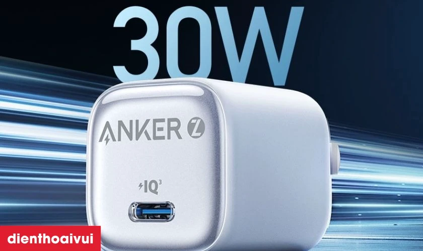 Sạc nhanh 30W với PowerIQ 3.0
