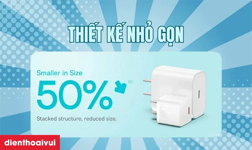 Thiết kế nhỏ gọn