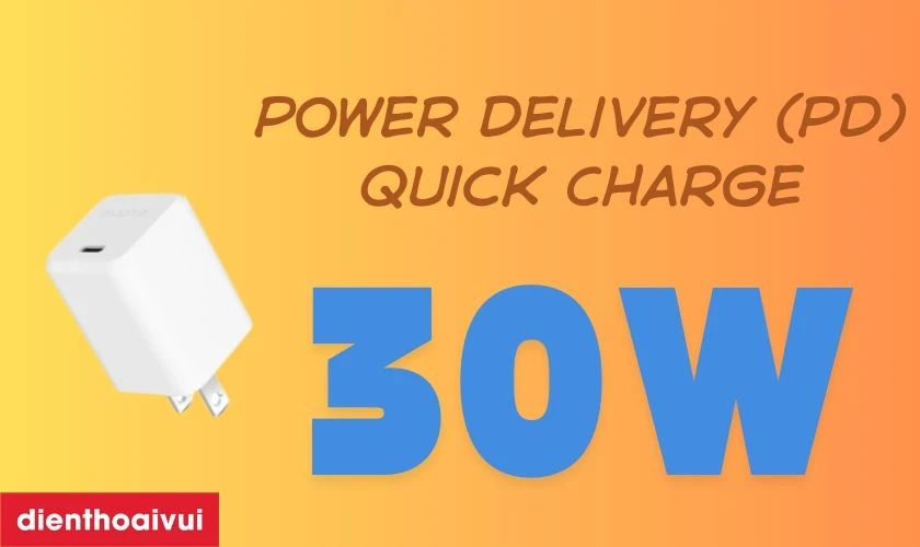 Củ sạc Mophie Essential GaN 30W 1C sạc nhanh 30W