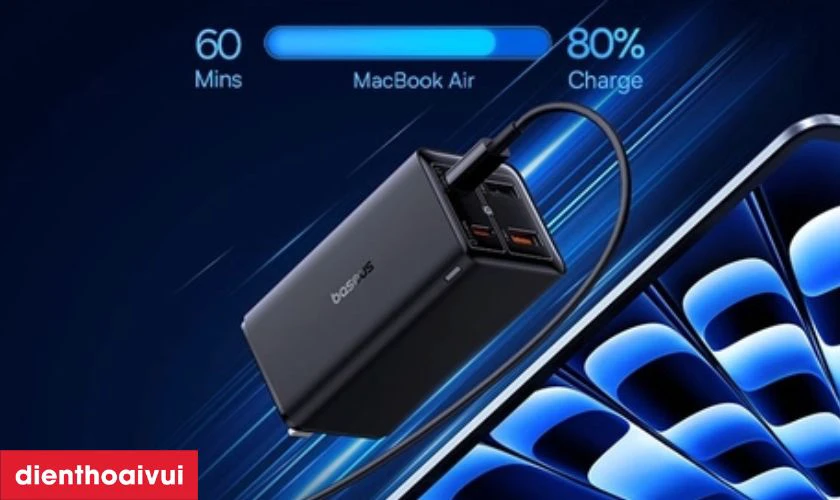 Sạc nhanh mạnh mẽ 100W