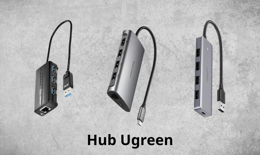 Hub Ugreen được trang bị đa dạng cổng kết nối