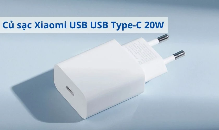 Củ sạc Xiaomi USB USB Type-C 20W