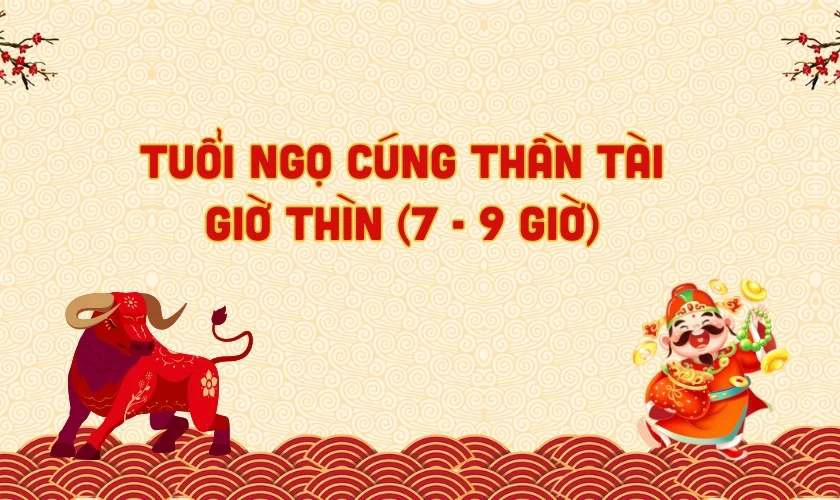 Tuổi Tỵ cúng thần tài giờ nào tốt 2025