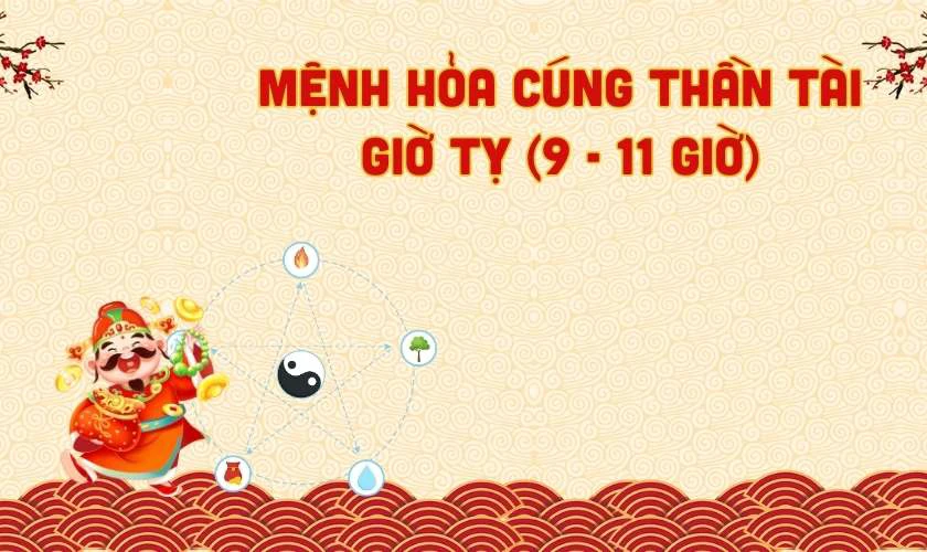 Cúng thần tài mùng 10 vào giờ nào tốt nhất: Mệnh Hoả