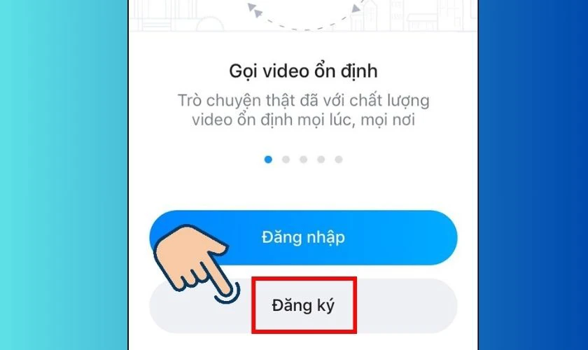 Đăng ký zalo trên máy tính