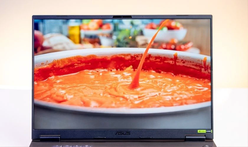 Đánh giá ASUS TUF Gaming F16 về màn hình