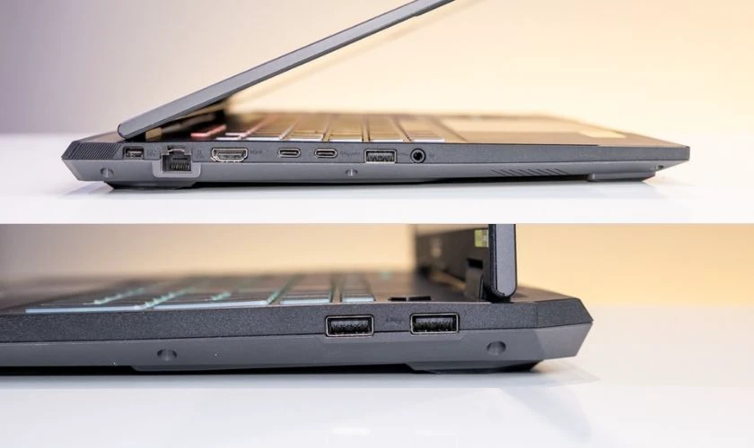 Đánh giá ASUS TUF Gaming F16 về khả năng kết nối