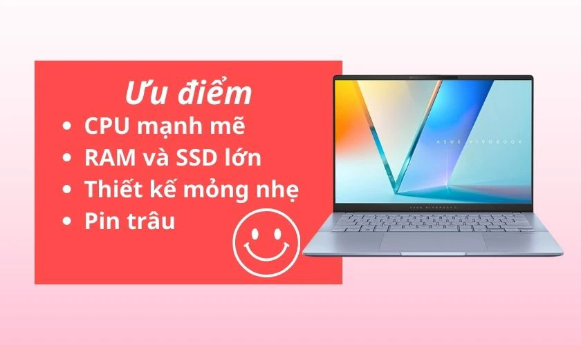 Ưu điểm của Asus Vivobook S 14