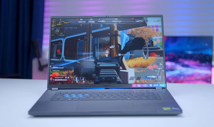 Đánh giá Gigabyte Aorus 16X về dung lượng pin