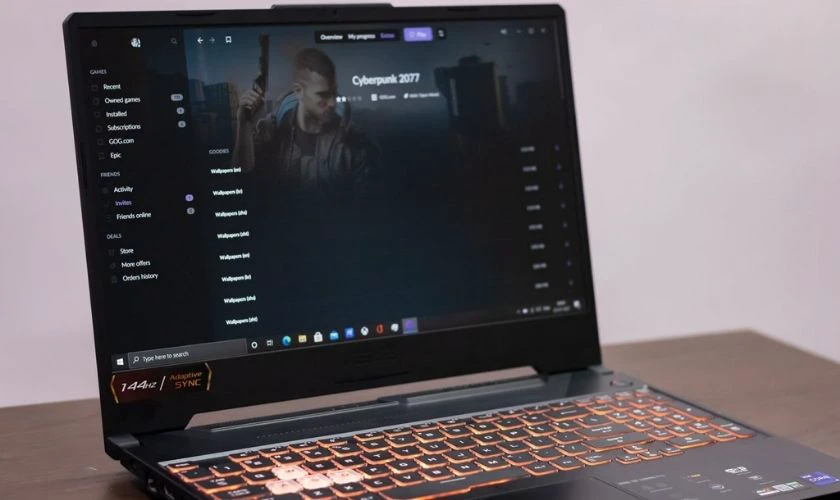 Đánh giá hiệu năng Asus TUF Gaming F15