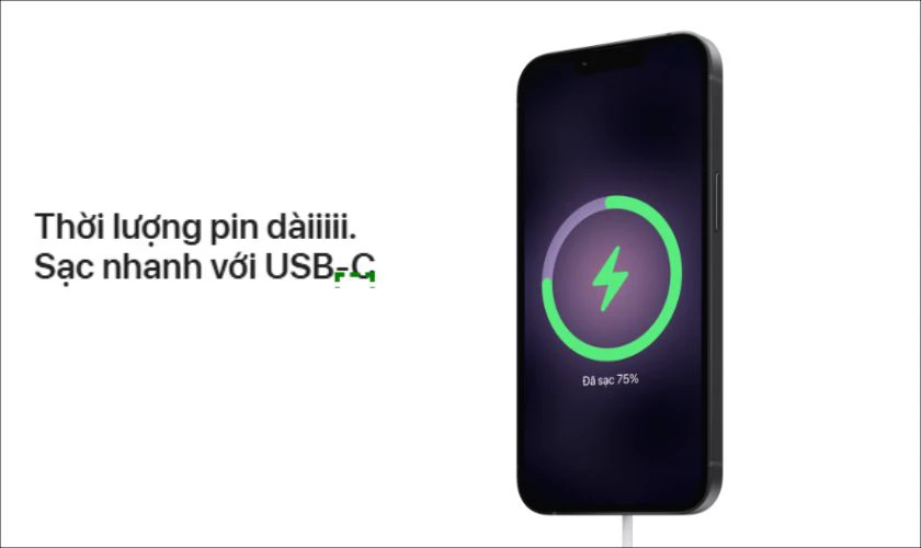 Thời lượng pin tuyệt vời, hỗ trợ sạc nhanh và MagSafe