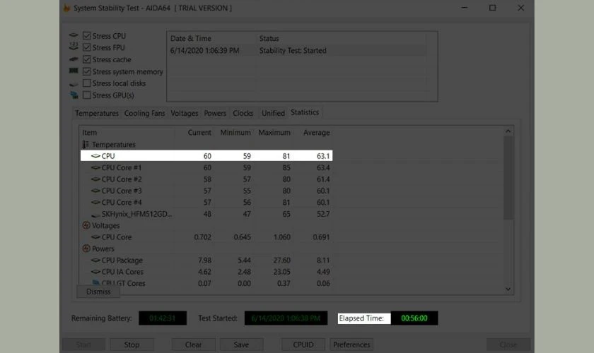 Đánh giá Lenovo IdeaPad Flex 5 về hệ thống tản nhiệt