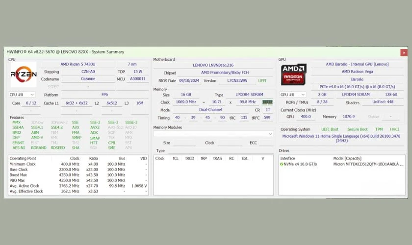 Đánh giá Lenovo IdeaPad Flex 5 về hiệu năng