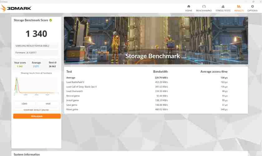 Đánh giá hiệu năng SSD