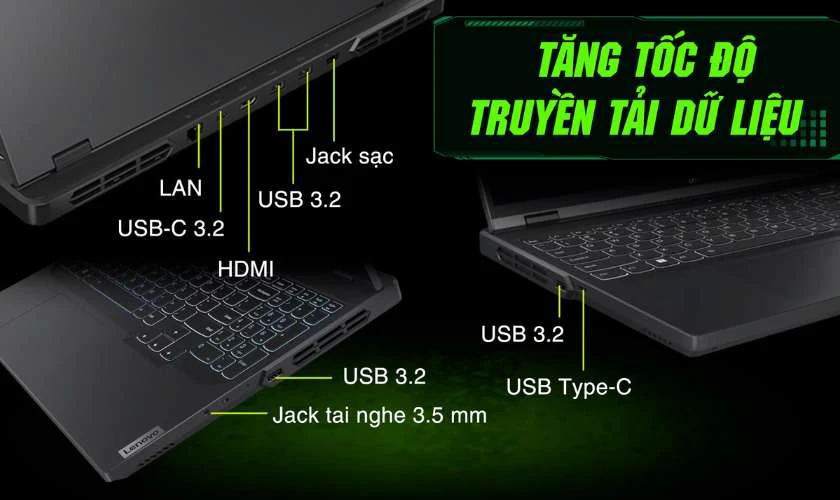 Đánh giá Lenovo Legion Pro 5 về khả năng kết nối