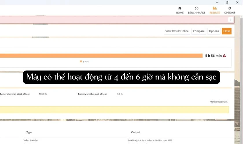 Đánh giá Lenovo V14 G4 về dung lượng pin