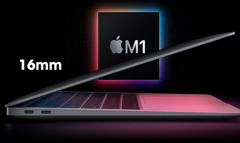 Đánh giá Macbook Air M1 về thiết kế - Mỏng nhẹ, tính di động cao