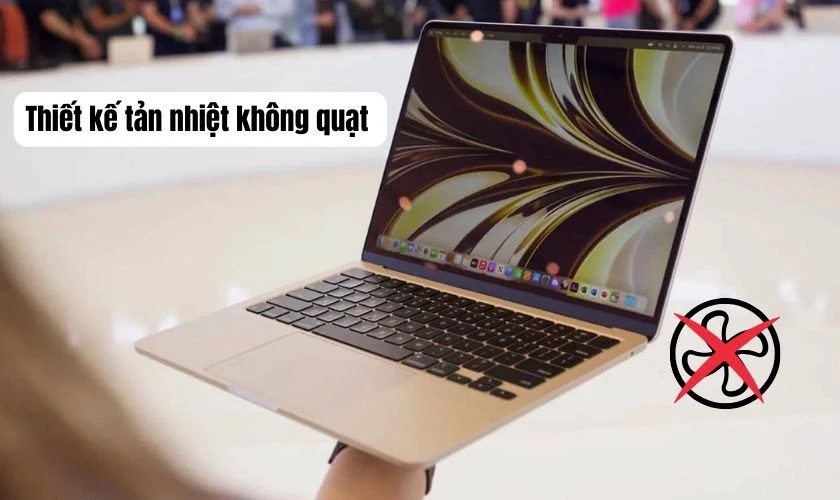 Đánh giá Macbook Air M2 về hệ thống tản nhiệt