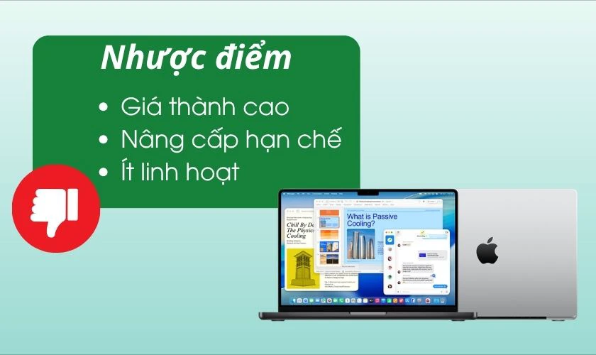 Nhược điểm của MacBook Pro M5 Max