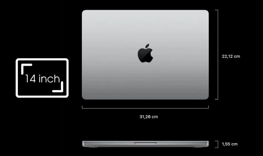 Đánh giá MacBook Pro M5 Max về trọng lượng