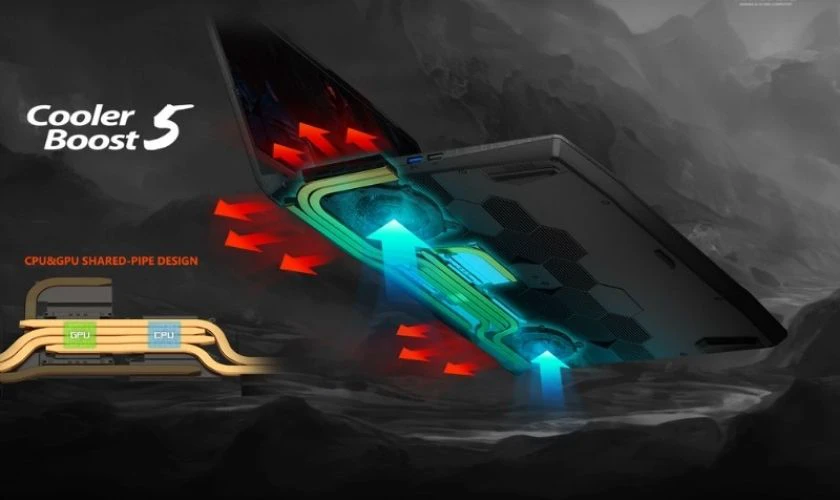 Đánh giá MSI Katana 15 về hệ thống tản nhiệt