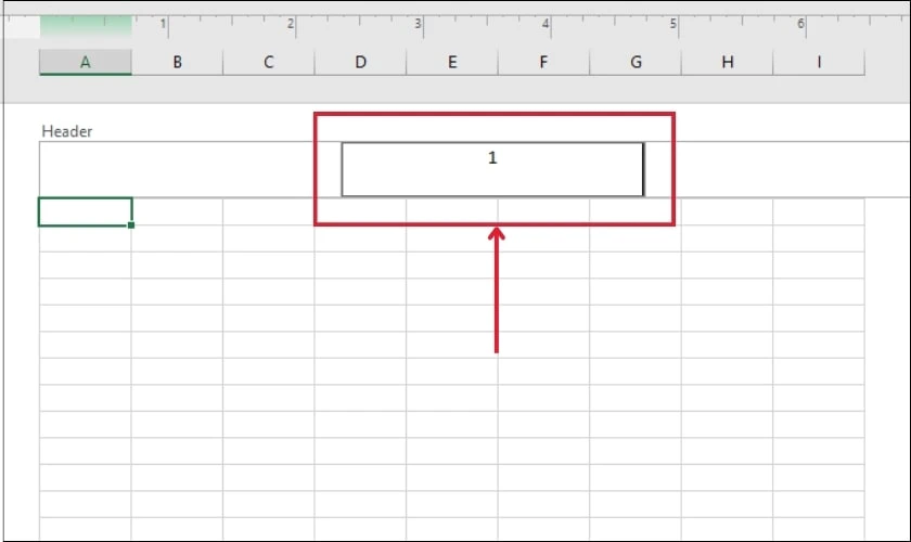 Nhập số trang muốn đánh vào Excel