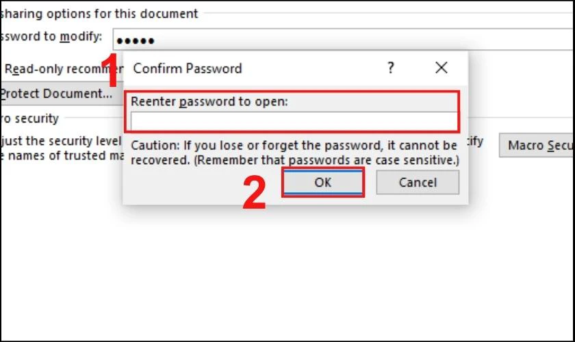 Đặt Passwword trên file Word 2010, 2016