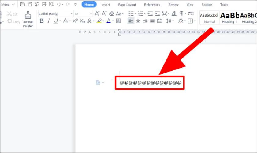 Sau khi thay đổi, thử nhấn tổ hợp Shift + 2