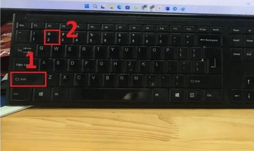 Cách viết dấu a còng trên máy tính Windows
