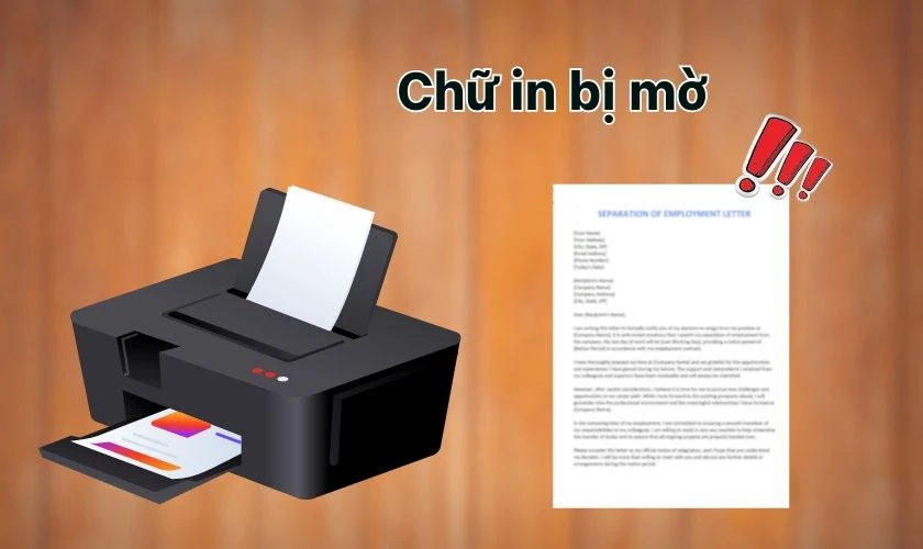Những dấu hiệu máy in hết mực thường gặp
