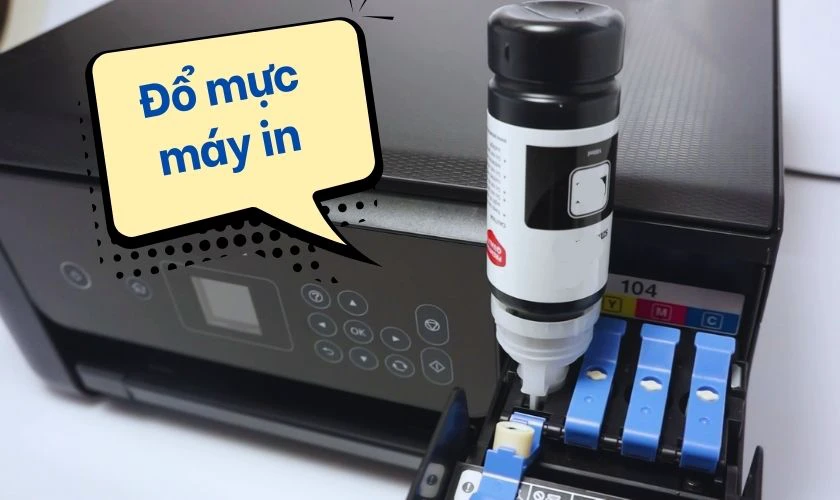 Cách xử lý khi gặp dấu hiệu máy in hết mực