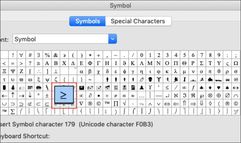 Dấu lớn hơn hoặc bằng là gì?