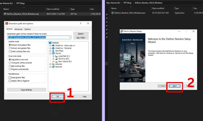 Cách cài đặt phần mềm Davinci Resolve đơn giản