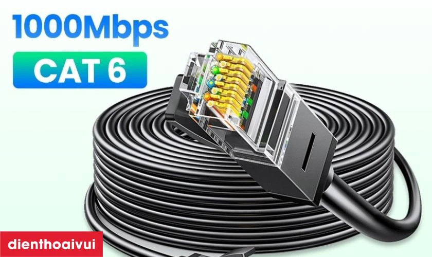 Điểm nổi bật của dây cáp mạng Ugreen CAT6 NW102 20160 dài 2m
