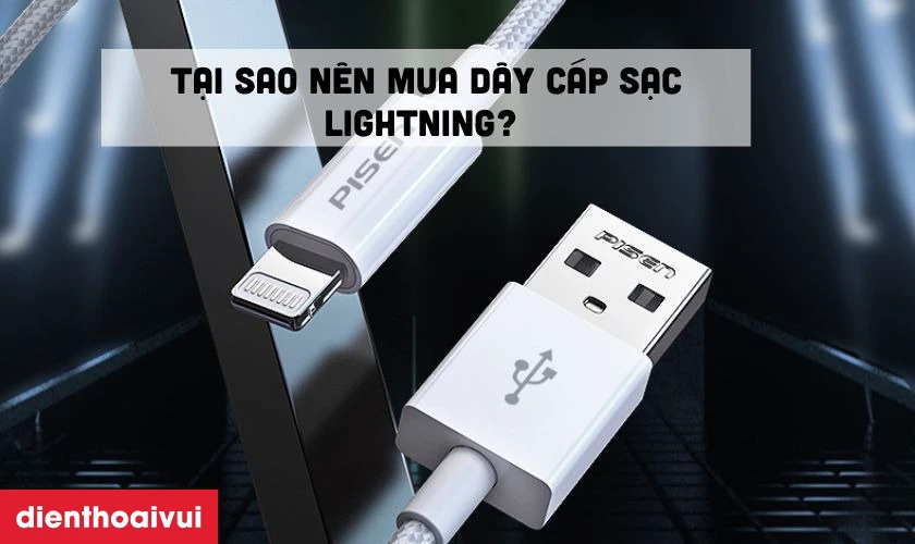 Dây cáp sạc Lightning chính hãng đảm bảo hiệu suất và tương thích tốt nhất