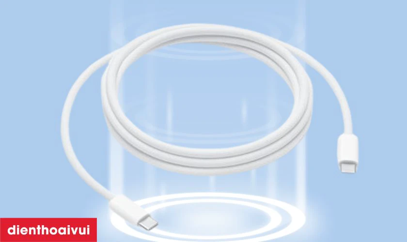 Cáp Apple USB-C to Type-C dây dù 240W 2M