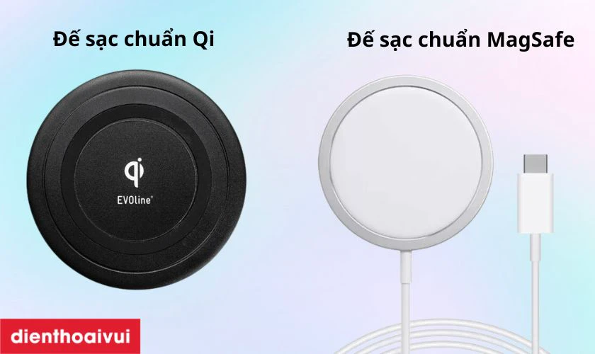 Phân loại đế sạc theo chuẩn sạc