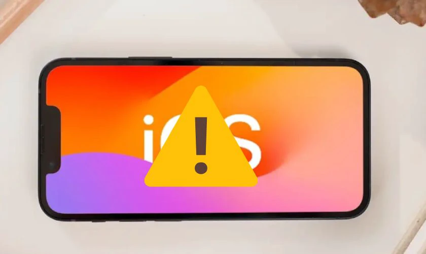 Lỗi phần mềm hoặc xung đột hệ thống iOS