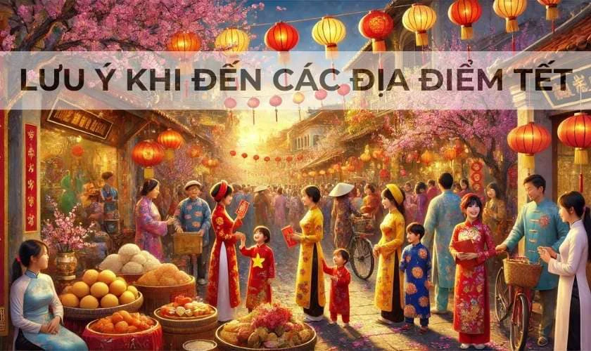 Lưu ý khi đến các địa điểm chơi Tết ở Sài Gòn