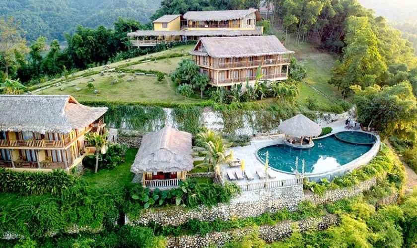 Chơi tết Dương lịch ở khu du lịch Mai Châu
