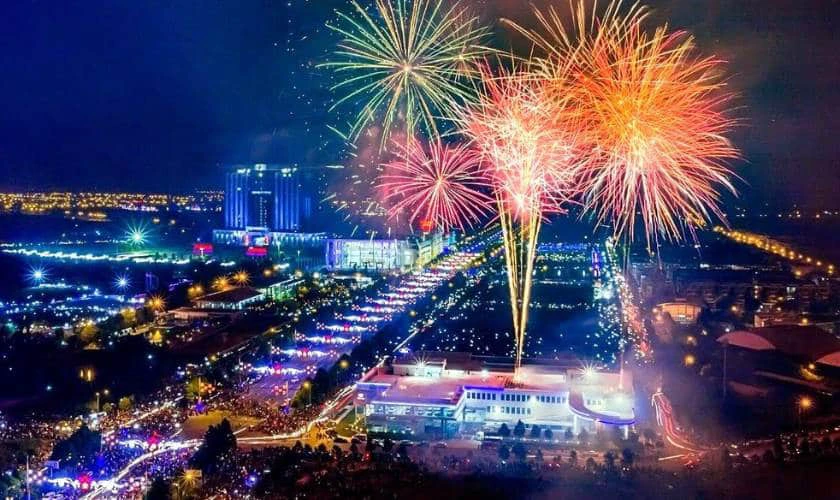 Địa điểm bắn pháo hoa Tết dương lịch 2026 Bình Dương