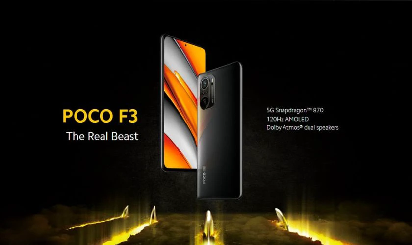 POCO F3 - Điện Thoại chiến game tốt giá tầm trung đáng mua nhất hiện nay