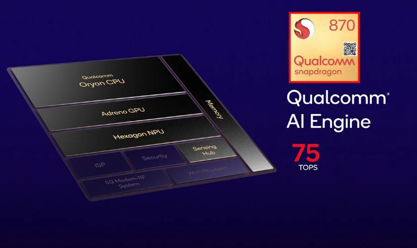 Chip Snap 870 tích hợp AI cho hiệu quả làm việc thông minh, chính xác