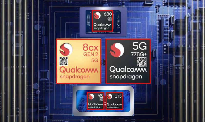 Snapdragon là chip di động được sản xuất bởi Qualcomm