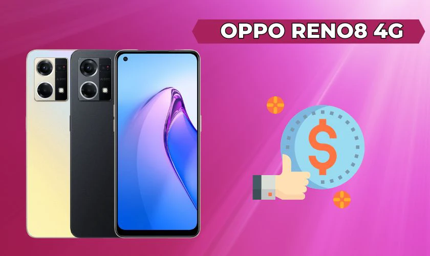 Điện thoại chơi game dưới 10 triệu - OPPO Reno8 4G